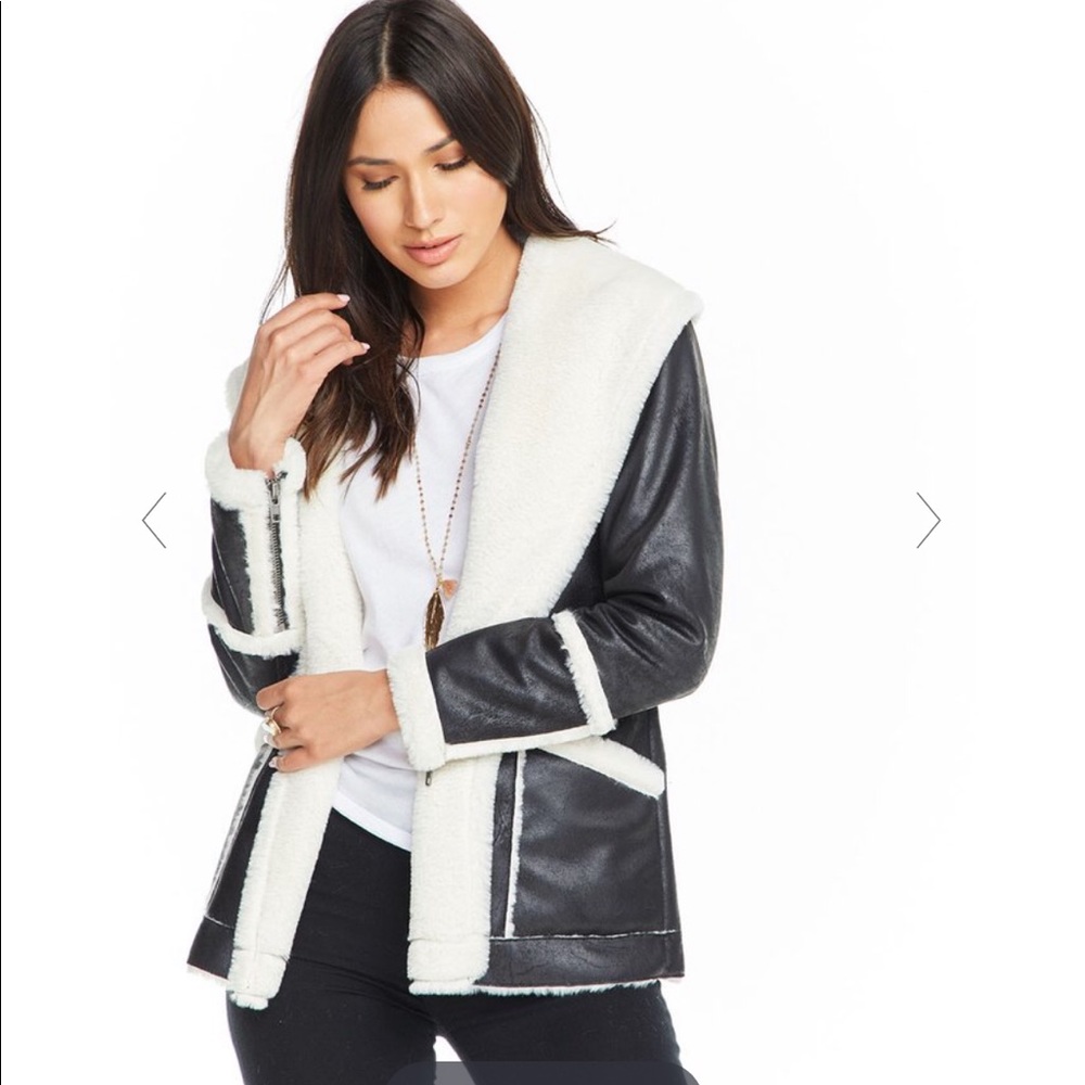 Chaser Faux Shearling Coat